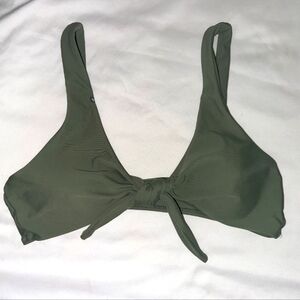 Olive Green Bikini Top